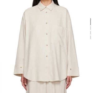 By Malene Birger Cream Button Down Shirt